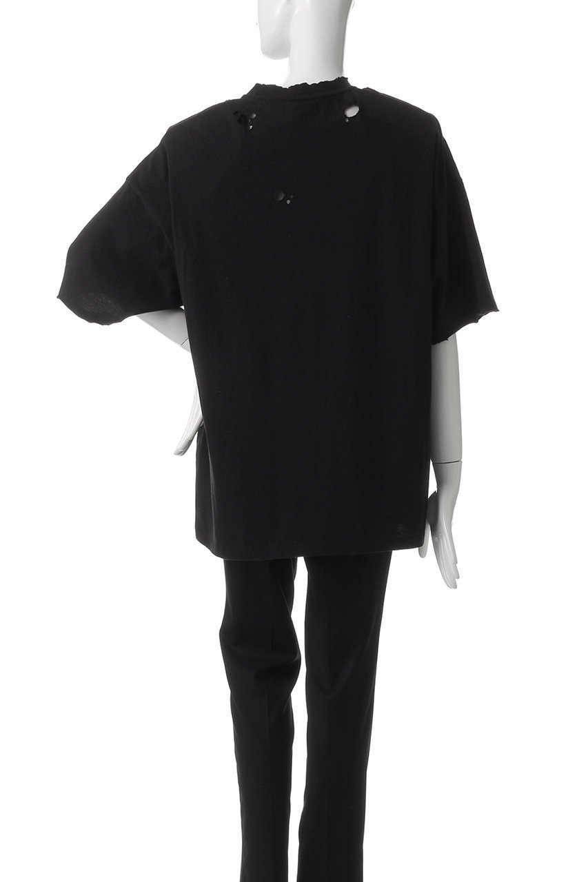 【カナコ サカイ/KANAKO SAKAI】のSHOULDER PADS RIPPED Tシャツ 人気、トレンドファッション・服の通販 founy(ファニー) 　ファッション　Fashion　レディースファッション　Fashion for Women　トップス・カットソー　Cut & Sew Tops　シャツ・ブラウス・オフィスカジュアル　Elegant Blouses & Button-Ups　ロングTシャツ・Tシャツ　Longline T-Shirts & Tees　カットソー・ベーシックTシャツ　Cut-and-Sewn Tops / Stretch Tees & Basics　ショート　Short, Short Length　シンプル　Simple, Minimal　スリーブ　Sleeve, Long Sleeve / Short Sleeve　ダメージ　Distressed, Destroyed　ヴィンテージ　Vintage Style　other-4|ID: prp329100004431469 ipo3291000000032866674
