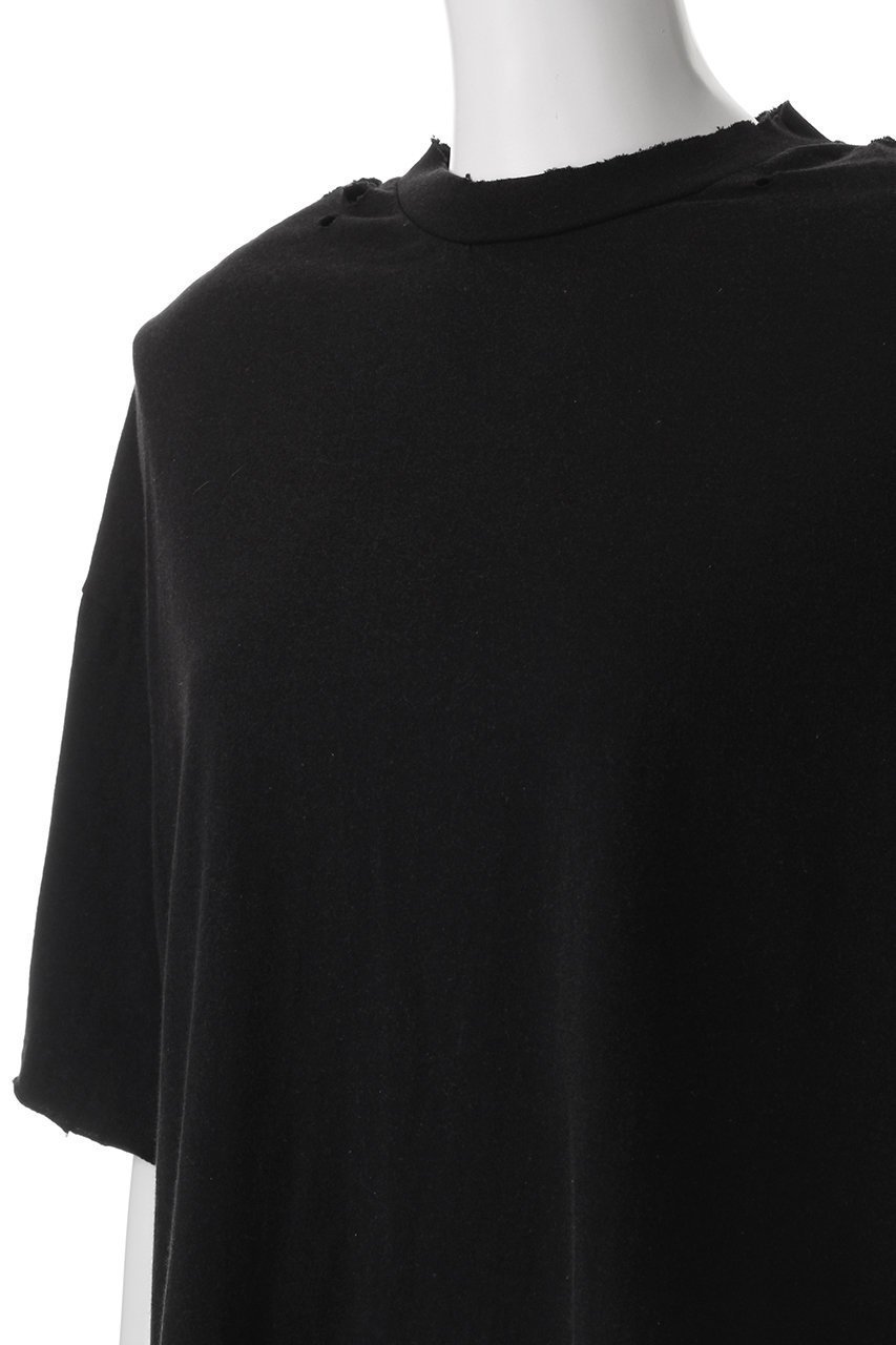 【カナコ サカイ/KANAKO SAKAI】のSHOULDER PADS RIPPED Tシャツ 人気、トレンドファッション・服の通販 founy(ファニー) 　ファッション　Fashion　レディースファッション　Fashion for Women　トップス・カットソー　Cut & Sew Tops　シャツ・ブラウス・オフィスカジュアル　Elegant Blouses & Button-Ups　ロングTシャツ・Tシャツ　Longline T-Shirts & Tees　カットソー・ベーシックTシャツ　Cut-and-Sewn Tops / Stretch Tees & Basics　ショート　Short, Short Length　シンプル　Simple, Minimal　スリーブ　Sleeve, Long Sleeve / Short Sleeve　ダメージ　Distressed, Destroyed　ヴィンテージ　Vintage Style　other-5|ID: prp329100004431469 ipo3291000000032866680