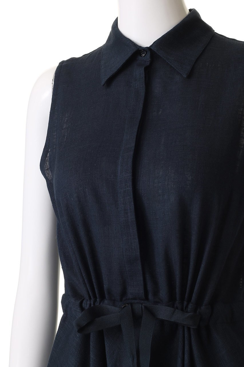 【ヘルノ/HERNO】のレーヨンリネンウエストマークドレス 人気、トレンドファッション・服の通販 founy(ファニー) 　ファッション　Fashion　レディースファッション　Fashion for Women　ワンピース　Dresses　フォーマル・パーティードレス・結婚式用ドレス　Elegant & Casual Dresses　チュニック　Tunic Tops & Dresses　ストレッチ　Stretch, Stretchy Fabric　チュニック　Tunic, Long Top　ドレープ　Drape, Draping Fabric　ロング　Long, Long-Length　other-5|ID: prp329100004431478 ipo3291000000032870857