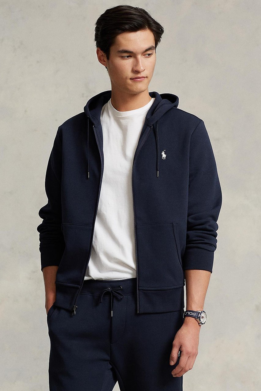 【ラルフローレン/RALPH LAUREN / MEN】の【MEN】【POLO RALPH LAUREN】ダブルニット フルジップ フーディ 人気、トレンドファッション・服の通販 founy(ファニー) 　ファッション　Fashion　メンズファッション　Fashion for Men　トップス・カットソー　Cut & Sew Tops　ニット・セーター / 定番トップス　Knit Tops & Sweaters　パーカー・フーディー / カジュアルコーデ　Hoodies & Parkas　メンズシャツ　Shirts　なめらか　Smooth, Silky Texture　シンプル　Simple, Minimal　ジーンズ　Jeans, Denim Pants　スポーティ　Sporty, Casual Athletic　ダブル　Double, Double-Breasted　ドローストリング　Drawstring, Pull Cord　ポケット　Pocket, Pocket Detail　長袖　Long Sleeve, Full Sleeve　other-5|ID: prp329100004431487 ipo3291000000032862996