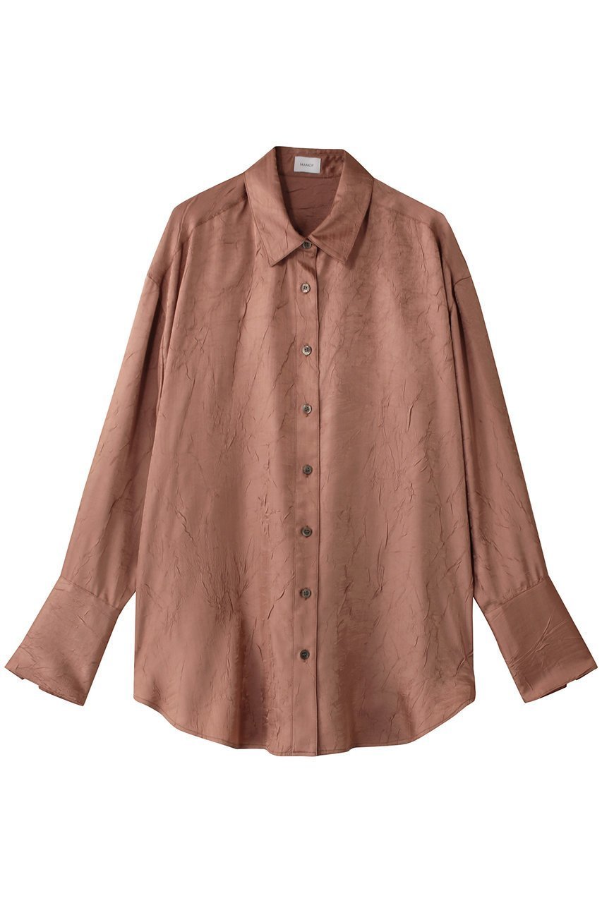 【マノフ/MANOF】のWASHER LONG SHIRTS/シャツ インテリア・キッズ・メンズ・レディースファッション・服の通販 founy(ファニー) 　ファッション　Fashion　レディースファッション　Fashion for Women　トップス・カットソー　Cut & Sew Tops　シャツ・ブラウス・オフィスカジュアル　Elegant Blouses & Button-Ups　シンプル　Simple, Minimal　スリーブ　Sleeve, Long Sleeve / Short Sleeve　リラックス　Relax, Relaxed Fit　ロング　Long, Long-Length　旅行　Travel　PINK|ID: prp329100004431491 ipo3291000000032853090