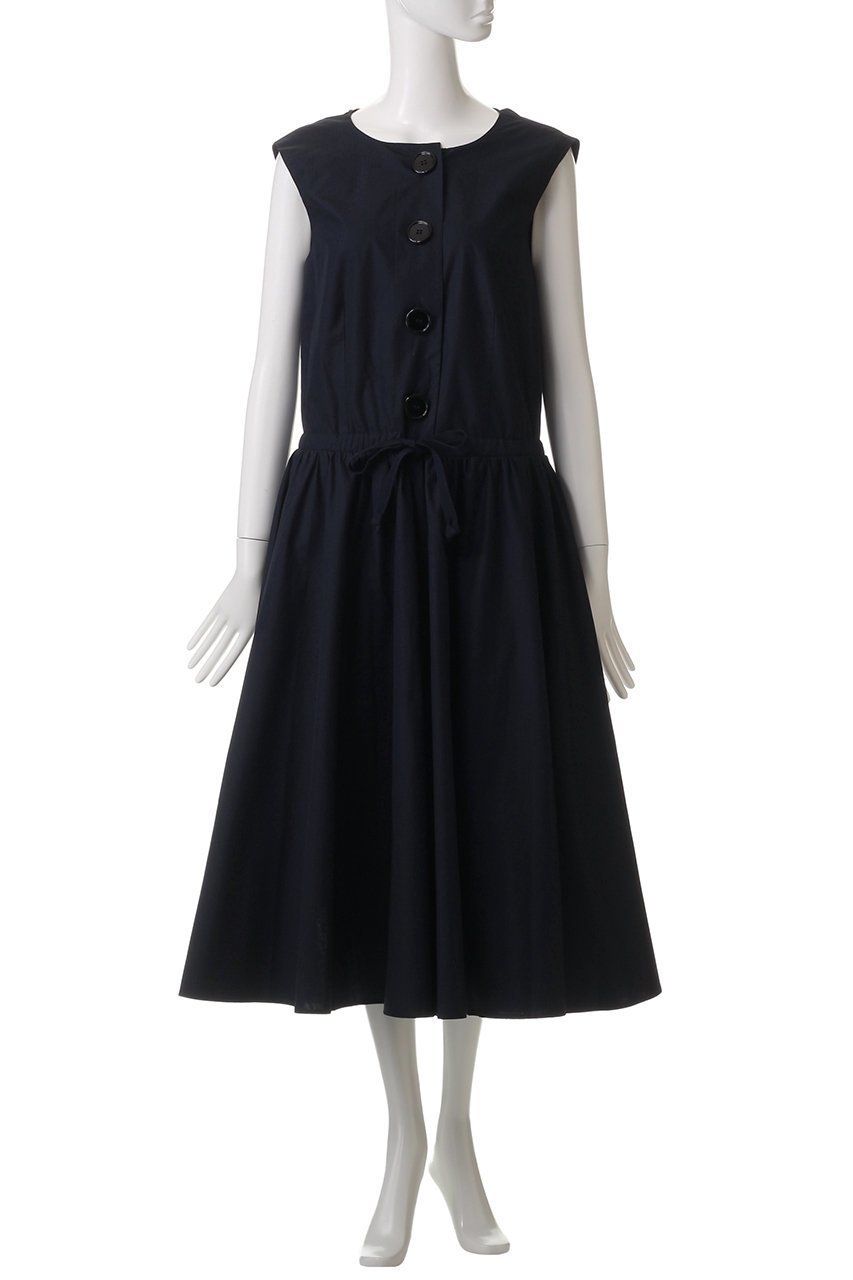 【パトゥ/PATOU】のコットンポプリンボタンドレス 人気、トレンドファッション・服の通販 founy(ファニー) 　ファッション　Fashion　レディースファッション　Fashion for Women　ワンピース　Dresses　フォーマル・パーティードレス・結婚式用ドレス　Elegant & Casual Dresses　チュニック　Tunic Tops & Dresses　チュニック　Tunic, Long Top　ドレス　Dress, One-Piece　リボン　Ribbon, Bow　other-2|ID: prp329100004431492 ipo3291000000034954846
