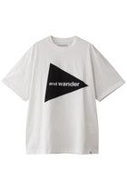 【アンドワンダー/and wander】の【UNISEX】and wander big logo ショートスリーブTシャツ ホワイト|ID: prp329100004431495 ipo3291000000032866580