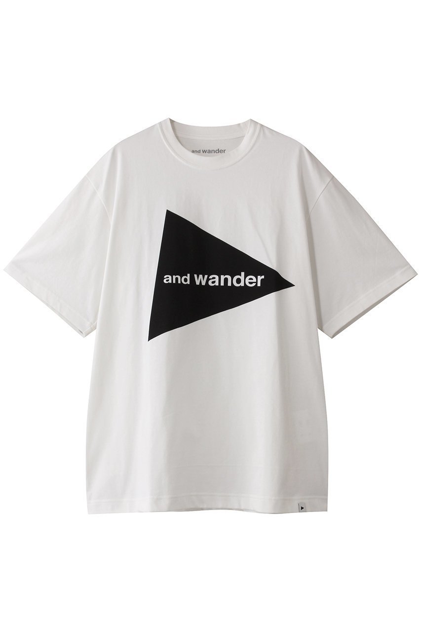 【アンドワンダー/and wander】の【UNISEX】and wander big logo ショートスリーブTシャツ インテリア・キッズ・メンズ・レディースファッション・服の通販 founy(ファニー) ファッション Fashion レディースファッション Fashion for Women トップス・カットソー Cut & Sew Tops シャツ・ブラウス・オフィスカジュアル Elegant Blouses & Button-Ups ロングTシャツ・Tシャツ Longline T-Shirts & Tees カットソー・ベーシックTシャツ Cut-and-Sewn Tops / Stretch Tees & Basics ユニセックス Unisex, Genderless ショート Short, Short Length スタイリッシュ Stylish, Fashionable スリーブ Sleeve, Long Sleeve / Short Sleeve フロント Front, Front Design 夏 Summer 定番 Standard, Basic Item 春 Spring S/S・春夏 SS, Spring/Summer, Warm Season ホワイト|ID: prp329100004431495 ipo3291000000032866580