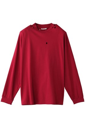 【カナコ サカイ/KANAKO SAKAI】のSHOULDER PADS RIPPED ロングスリーブTシャツ 人気、トレンドファッション・服の通販 founy(ファニー) ファッション Fashion レディースファッション WOMEN トップス・カットソー Tops/Tshirt シャツ/ブラウス Shirts/Blouses ロング / Tシャツ T-Shirts カットソー Cut and Sewn シンプル Simple スリーブ Sleeve ダメージ Damage デニム Denim フォルム Form ボトム Bottom ロング Long ヴィンテージ Vintage NEW・新作・新着・新入荷 New Arrivals |ID:prp329100004431497