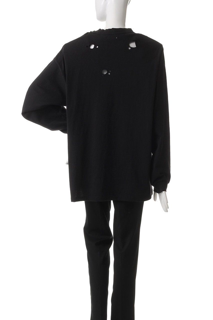 【カナコ サカイ/KANAKO SAKAI】のSHOULDER PADS RIPPED ロングスリーブTシャツ 人気、トレンドファッション・服の通販 founy(ファニー) 　ファッション　Fashion　レディースファッション　WOMEN　トップス・カットソー　Tops/Tshirt　シャツ/ブラウス　Shirts/Blouses　ロング / Tシャツ　T-Shirts　カットソー　Cut and Sewn　シンプル　Simple　スリーブ　Sleeve　ダメージ　Damage　デニム　Denim　フォルム　Form　ボトム　Bottom　ロング　Long　ヴィンテージ　Vintage　other-4|ID: prp329100004431497 ipo3291000000031259511