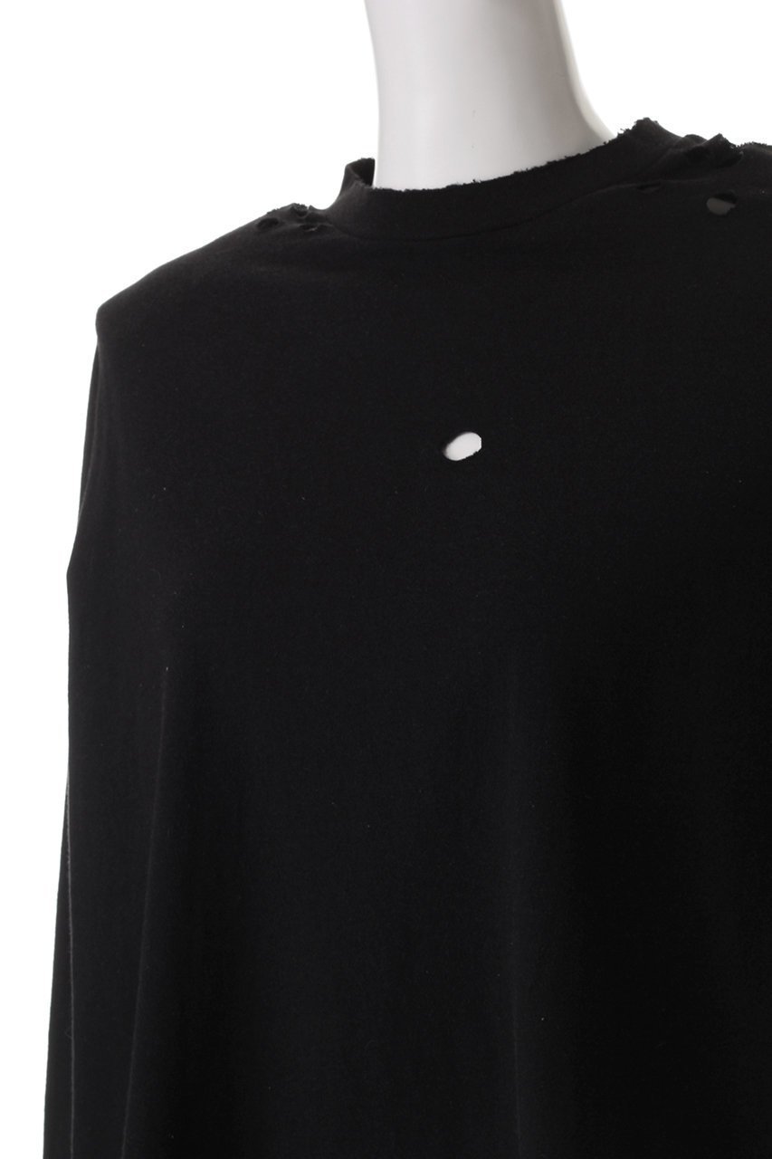 【カナコ サカイ/KANAKO SAKAI】のSHOULDER PADS RIPPED ロングスリーブTシャツ 人気、トレンドファッション・服の通販 founy(ファニー) 　ファッション　Fashion　レディースファッション　WOMEN　トップス・カットソー　Tops/Tshirt　シャツ/ブラウス　Shirts/Blouses　ロング / Tシャツ　T-Shirts　カットソー　Cut and Sewn　シンプル　Simple　スリーブ　Sleeve　ダメージ　Damage　デニム　Denim　フォルム　Form　ボトム　Bottom　ロング　Long　ヴィンテージ　Vintage　other-5|ID: prp329100004431497 ipo3291000000031327169