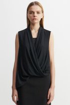 【プレインピープル/PLAIN PEOPLE】のライトジョーゼットジャージーイレギュラーヘムトップス ブラック|ID: prp329100004431499 ipo3291000000032706703