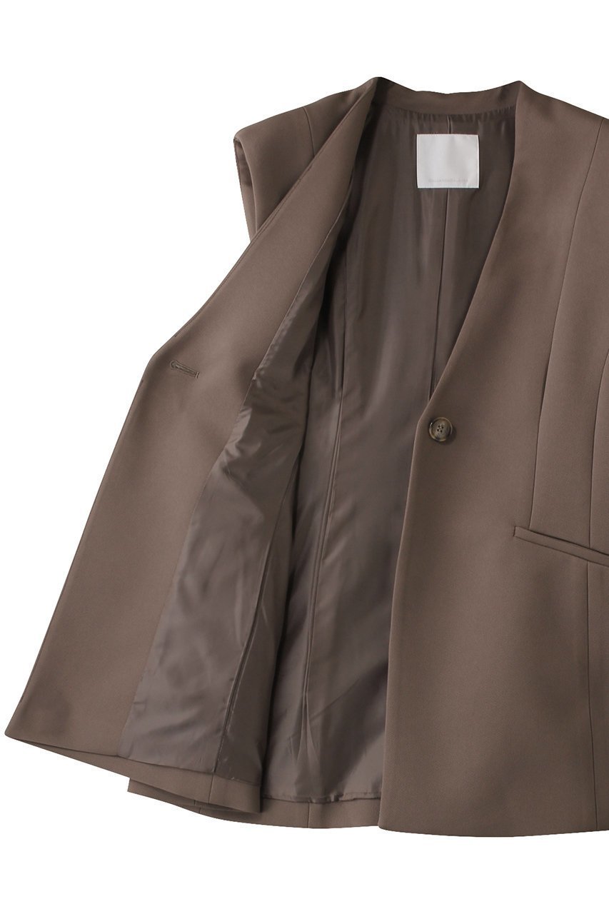 【ガリャルダガランテ/GALLARDAGALANTE】のウエストタックジレ 人気、トレンドファッション・服の通販 founy(ファニー) 　ファッション　Fashion　レディースファッション　WOMEN　アウター　Coat Outerwear　ジャケット　Jackets　おすすめ　Recommend　インナー　Inner　ジャケット　Jacket　セットアップ　Set Up　デニム　Denim　ベスト　Vest　夏　Summer　other-6|ID: prp329100004431506 ipo3291000000031327181