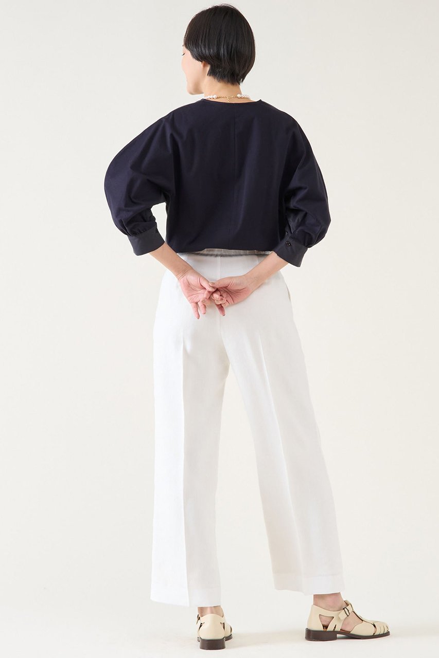 【マルティニーク/martinique】のファブリックコンビプルオーバー 人気、トレンドファッション・服の通販 founy(ファニー) 　ファッション　Fashion　レディースファッション　Fashion for Women　トップス・カットソー　Cut & Sew Tops　シャツ・ブラウス・オフィスカジュアル　Elegant Blouses & Button-Ups　カジュアルプルオーバー・ニットトップス　Pullovers & Knit Tops / Casual Pullovers　おすすめ　Recommended / Our Picks　カットソー　Cut and Sewn Top　コンビ　Combo, Combination Style　サマー　Summer, Summer Style　スキッパー　Skipper, Open Collar　スリーブ　Sleeve, Long Sleeve / Short Sleeve　タイプライター　Typewriter Fabric, Crisp Cotton　ロング　Long, Long-Length　再入荷　Restock / Back in Stock　夏　Summer　other-6|ID: prp329100004431508 ipo3291000000032841896