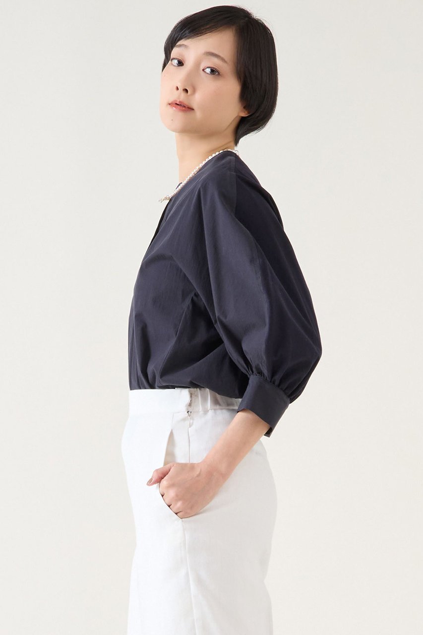 【マルティニーク/martinique】のファブリックコンビプルオーバー 人気、トレンドファッション・服の通販 founy(ファニー) ファッション Fashion レディースファッション Fashion for Women トップス・カットソー Cut & Sew Tops シャツ・ブラウス・オフィスカジュアル Elegant Blouses & Button-Ups カジュアルプルオーバー・ニットトップス Pullovers & Knit Tops / Casual Pullovers おすすめ Recommended / Our Picks カットソー Cut and Sewn Top コンビ Combo, Combination Style サマー Summer, Summer Style スキッパー Skipper, Open Collar スリーブ Sleeve, Long Sleeve / Short Sleeve タイプライター Typewriter Fabric, Crisp Cotton ロング Long, Long-Length 夏 Summer other-2|ID: prp329100004431508 ipo3291000000036079034