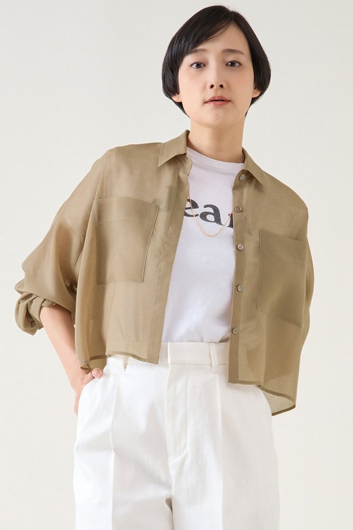 【マルティニーク/martinique】のドライシアーブラウス インテリア・キッズ・メンズ・レディースファッション・服の通販 founy(ファニー) https://founy.com/ ファッション Fashion レディースファッション Fashion for Women トップス・カットソー Cut & Sew Tops シャツ・ブラウス・オフィスカジュアル Elegant Blouses & Button-Ups おすすめ Recommended / Our Picks シアー Sheer, See-Through ショート Short, Short Length スリーブ Sleeve, Long Sleeve / Short Sleeve ノースリーブ Sleeveless, No-Sleeve フレア Flare, Flared ロング Long, Long-Length 羽織 Haori, Light Jacket |ID: prp329100004431510 ipo3291000000032706078