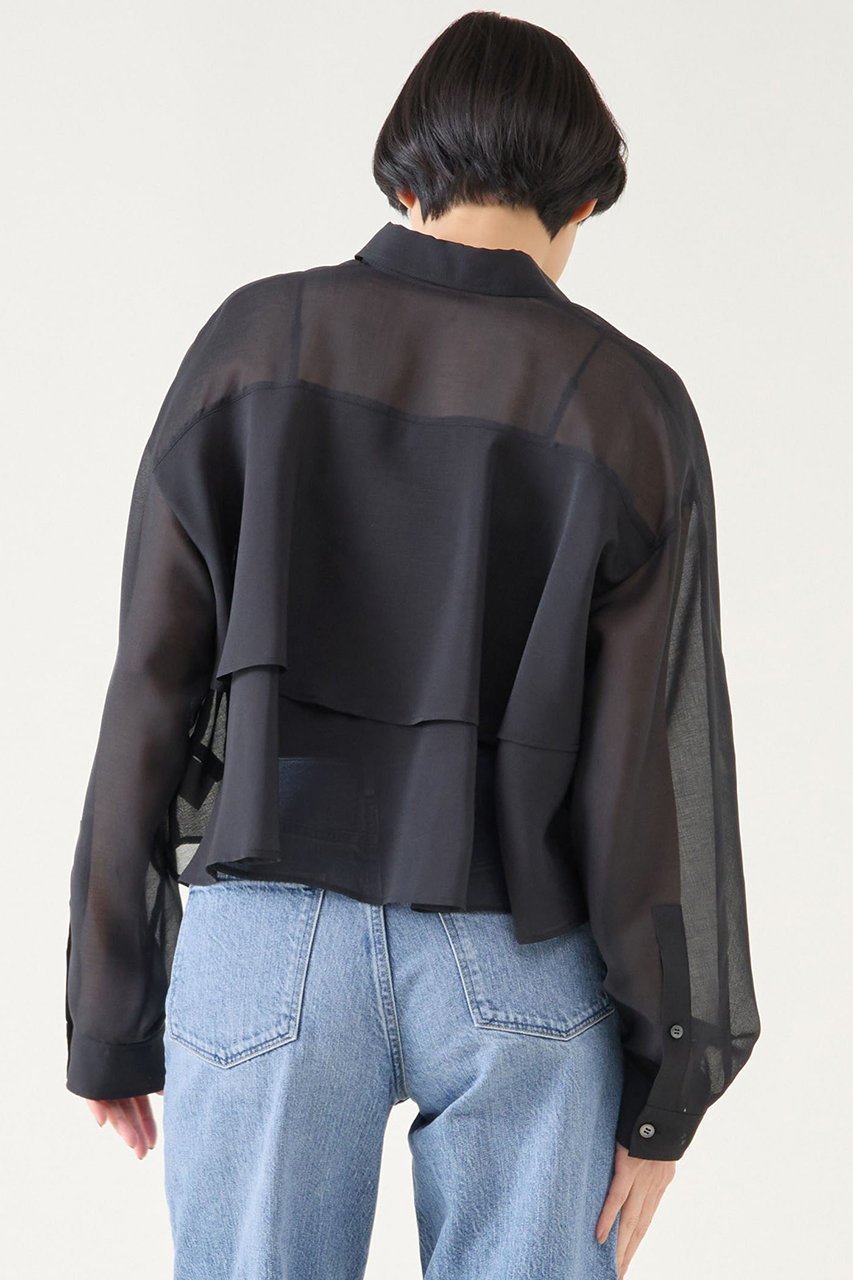 【マルティニーク/martinique】のドライシアーブラウス 人気、トレンドファッション・服の通販 founy(ファニー) 　ファッション　Fashion　レディースファッション　Fashion for Women　トップス・カットソー　Cut & Sew Tops　シャツ・ブラウス・オフィスカジュアル　Elegant Blouses & Button-Ups　おすすめ　Recommended / Our Picks　シアー　Sheer, See-Through　ショート　Short, Short Length　スリーブ　Sleeve, Long Sleeve / Short Sleeve　ノースリーブ　Sleeveless, No-Sleeve　フレア　Flare, Flared　ロング　Long, Long-Length　再入荷　Restock / Back in Stock　羽織　Haori, Light Jacket　other-3|ID: prp329100004431510 ipo3291000000032706082
