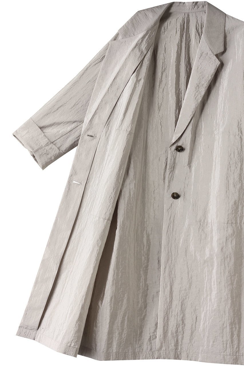 【エリオポール/heliopole】のシャイニーシアーライトコート 人気、トレンドファッション・服の通販 founy(ファニー) 　ファッション　Fashion　レディースファッション　Fashion for Women　アウター　Coat / Outerwear Collection　コート・ロングコート・ピーコート　Long Coats, Peacoats & More　シアー　Sheer, See-Through　シンプル　Simple, Minimal　リラックス　Relax, Relaxed Fit　ロング　Long, Long-Length　夏　Summer　春　Spring　S/S・春夏　SS, Spring/Summer, Warm Season　other-6|ID: prp329100004431520 ipo3291000000035333526