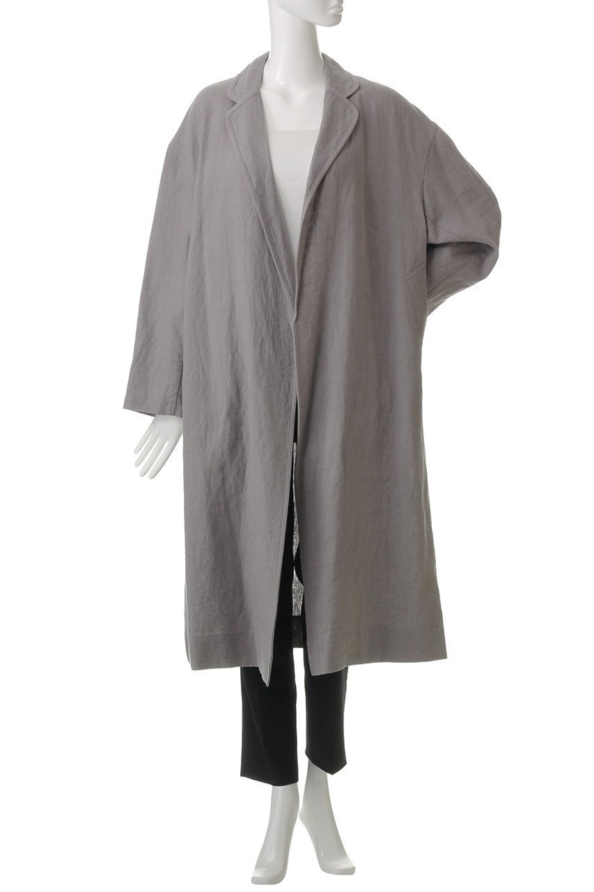 【エリオポール/heliopole】のDUNGAREES リネンロングコート 人気、トレンドファッション・服の通販 founy(ファニー) ファッション Fashion レディースファッション Fashion for Women アウター Coat / Outerwear Collection コート・ロングコート・ピーコート Long Coats, Peacoats & More シンプル Simple, Minimal リネン Linen, Linen Fabric ロング Long, Long-Length other-2|ID: prp329100004431521 ipo3291000000035333514