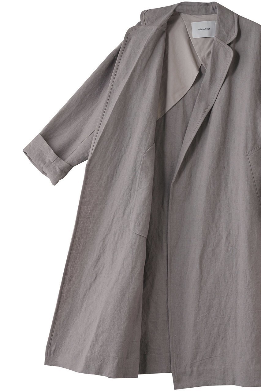 【エリオポール/heliopole】のDUNGAREES リネンロングコート 人気、トレンドファッション・服の通販 founy(ファニー) ファッション Fashion レディースファッション Fashion for Women アウター Coat / Outerwear Collection コート・ロングコート・ピーコート Long Coats, Peacoats & More シンプル Simple, Minimal リネン Linen, Linen Fabric ロング Long, Long-Length other-6|ID: prp329100004431521 ipo3291000000035333518