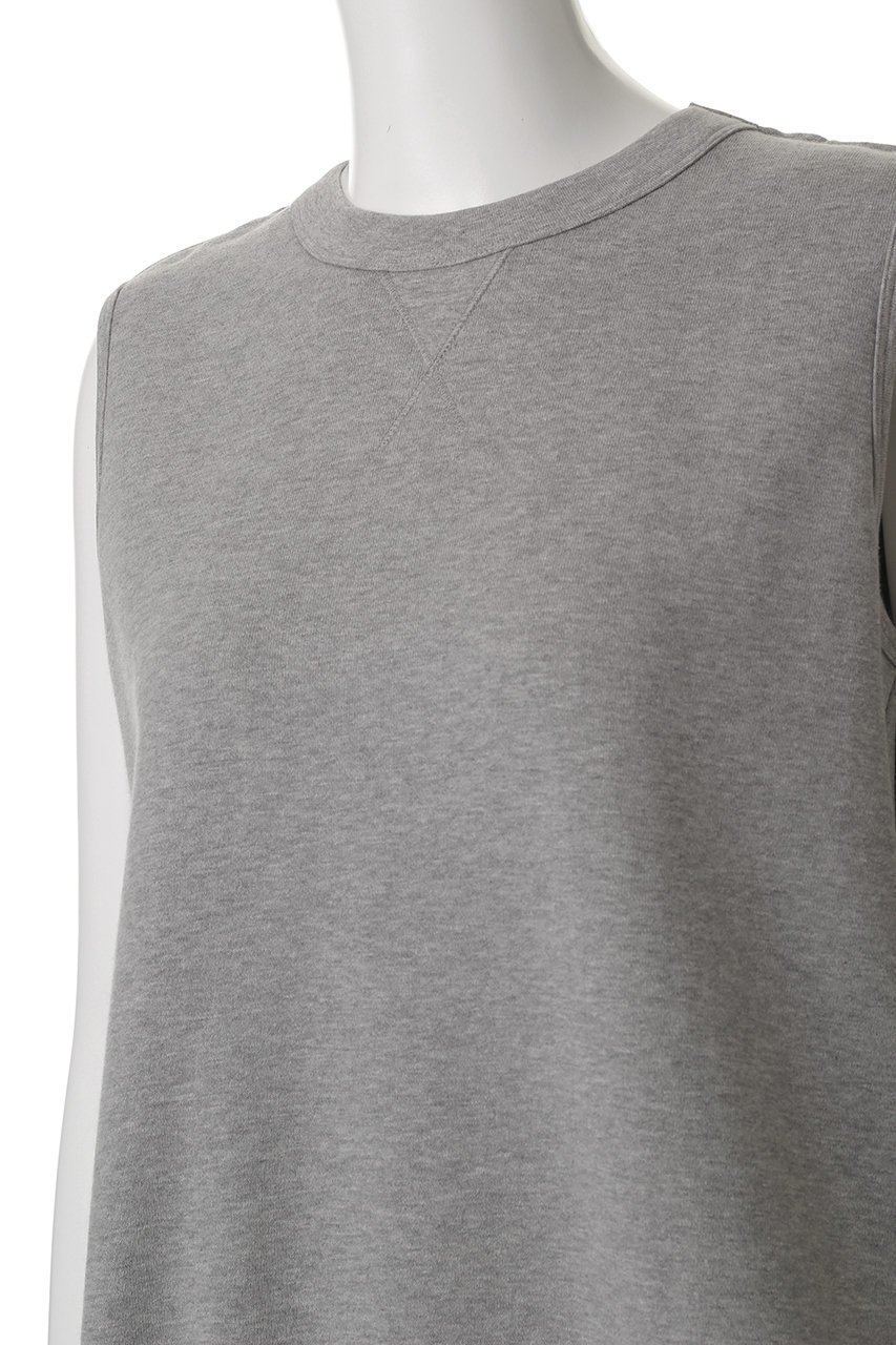 【プレインピープル/PLAIN PEOPLE】のコットン裏毛ノースリーブプルオーバー 人気、トレンドファッション・服の通販 founy(ファニー) 　ファッション　Fashion　レディースファッション　Fashion for Women　トップス・カットソー　Cut & Sew Tops　キャミソール&ノースリーブ　Camisoles & Sleeveless Tops　シャツ・ブラウス・オフィスカジュアル　Elegant Blouses & Button-Ups　ロングTシャツ・Tシャツ　Longline T-Shirts & Tees　カジュアルプルオーバー・ニットトップス　Pullovers & Knit Tops / Casual Pullovers　カットソー・ベーシックTシャツ　Cut-and-Sewn Tops / Stretch Tees & Basics　ショート　Short, Short Length　シンプル　Simple, Minimal　スリーブ　Sleeve, Long Sleeve / Short Sleeve　ノースリーブ　Sleeveless, No-Sleeve　other-5|ID: prp329100004431528 ipo3291000000032706679