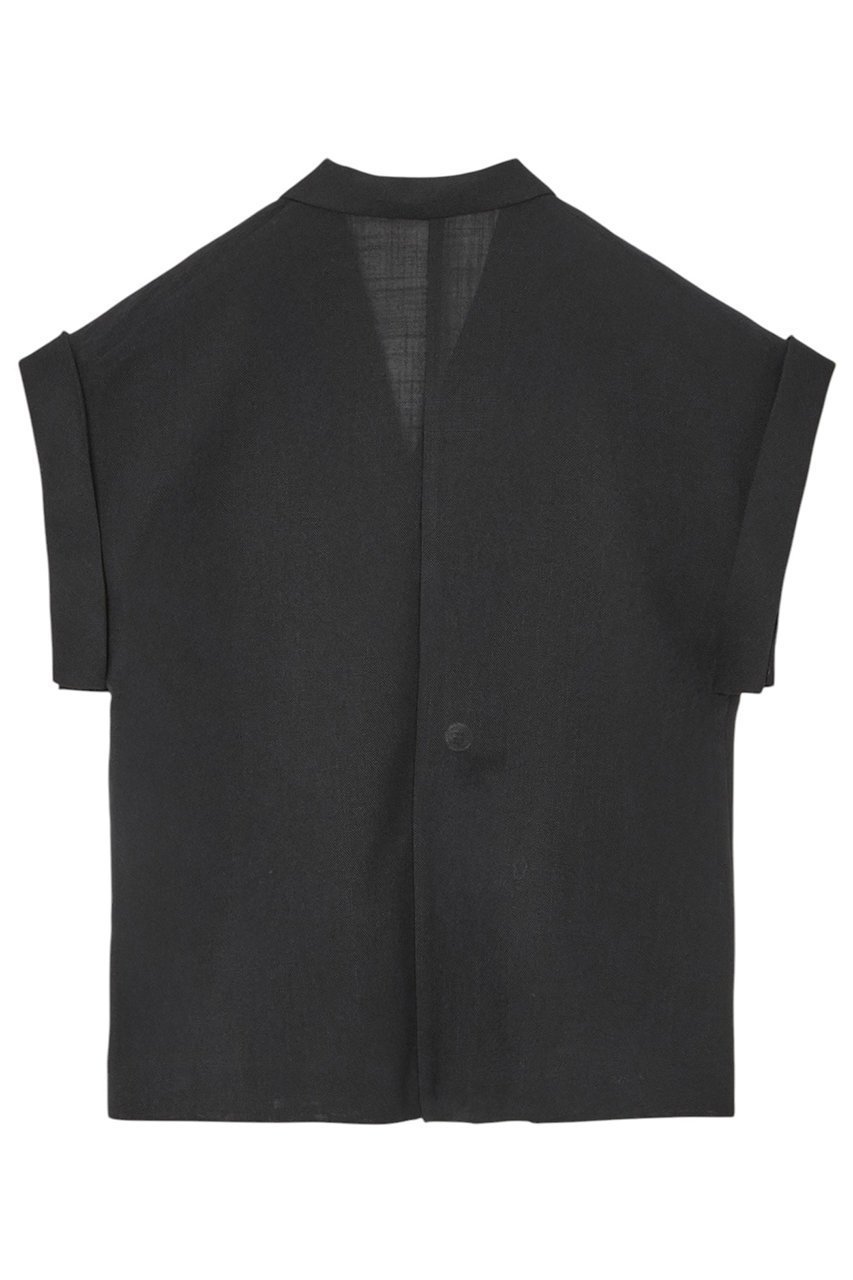 【アナイ/ANAYI】のカラミリネンライクフレンチスリーブ ジャケット 人気、トレンドファッション・服の通販 founy(ファニー) 　ファッション　Fashion　レディースファッション　WOMEN　アウター　Coat Outerwear　ジャケット　Jackets　カーディガン　Cardigan　ジャケット　Jacket　スリーブ　Sleeve　チュニック　Tunic　メタル　Metal　リネン　Linen　リラックス　Relax　other-2|ID: prp329100004431538 ipo3291000000031259740