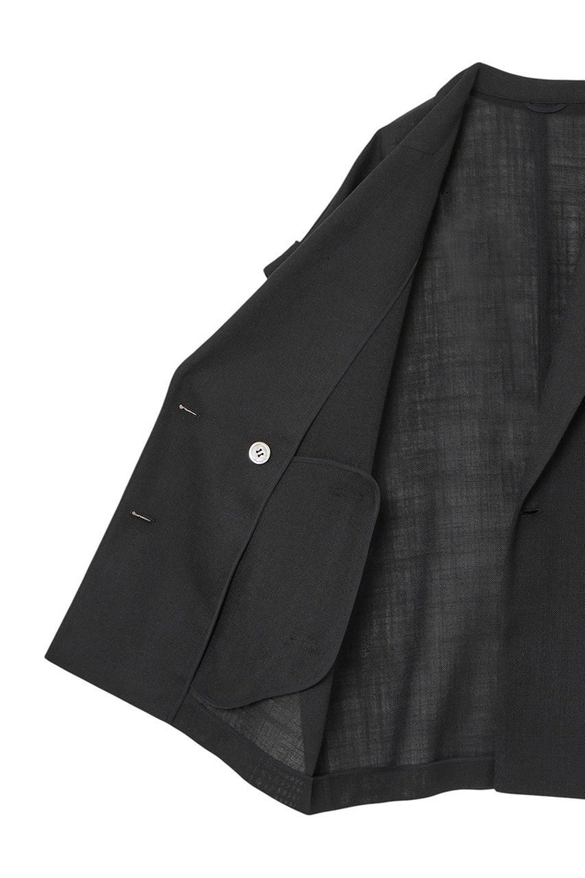 【アナイ/ANAYI】のカラミリネンライクフレンチスリーブ ジャケット 人気、トレンドファッション・服の通販 founy(ファニー) 　ファッション　Fashion　レディースファッション　WOMEN　アウター　Coat Outerwear　ジャケット　Jackets　カーディガン　Cardigan　ジャケット　Jacket　スリーブ　Sleeve　チュニック　Tunic　メタル　Metal　リネン　Linen　リラックス　Relax　other-6|ID: prp329100004431538 ipo3291000000031327238