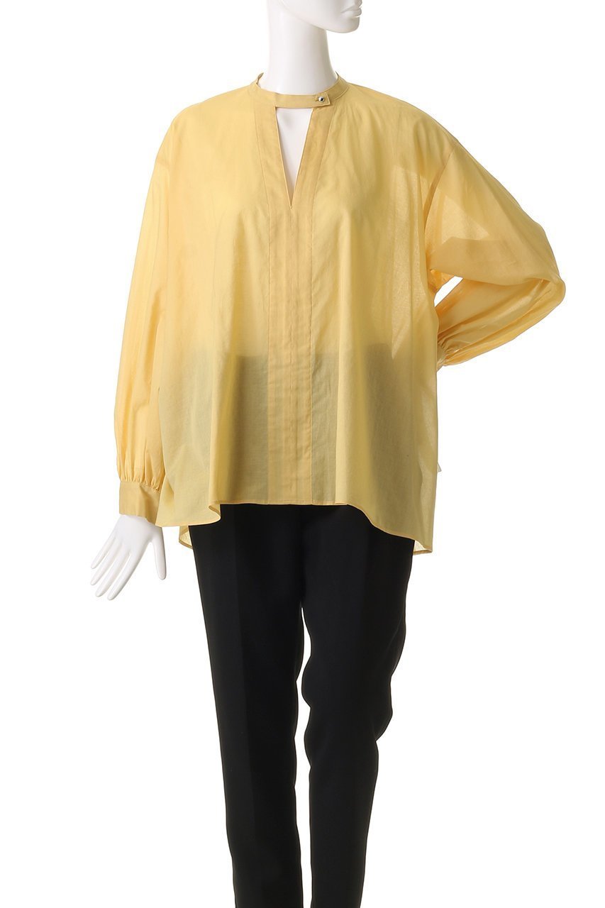 【ミディウミソリッド/MIDIUMISOLID】のstand collar skipper shirt.S シャツ 人気、トレンドファッション・服の通販 founy(ファニー) 　ファッション　Fashion　レディースファッション　WOMEN　トップス・カットソー　Tops/Tshirt　シャツ/ブラウス　Shirts/Blouses　シンプル　Simple　スキッパー　Skipper　スタンド　Stand　スリーブ　Sleeve　ロング　Long　再入荷　Restock/Back In Stock/Re Arrival　夏　Summer　春　Spring　S/S・春夏　Ss・Spring/Summer　other-2|ID: prp329100004431540 ipo3291000000031259753