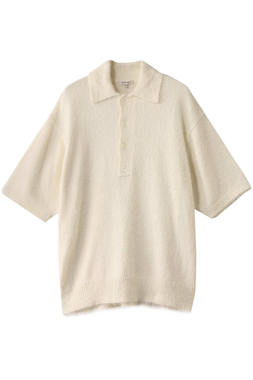 【ブラミンク/BLAMINK】のコットンシルク5Gレギュラーショートスリーブ インテリア・キッズ・メンズ・レディースファッション・服の通販 founy(ファニー) 　ファッション　Fashion　レディースファッション　Fashion for Women　トップス・カットソー　Cut & Sew Tops　ニット　Knit Tops & Sweaters　カジュアルプルオーバー・ニットトップス　Pullovers & Knit Tops / Casual Pullovers　シルク　Silk, 100% Silk　フリンジ　Fringe, Tassel　レギュラー　Regular, Standard Fit　春　Spring　オフホワイト|ID: prp329100004431542 ipo3291000000032941707
