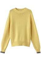 【ブラミンク/BLAMINK】のコットン3Gクルーネックロングスリーブ 人気、トレンドファッション・服の通販 founy(ファニー) ファッション Fashion レディースファッション WOMEN トップス・カットソー Tops/Tshirt ニット Knit Tops プルオーバー Pullover ベーシック Basic ボトム Bottom ワイド Wide |ID:prp329100004431543