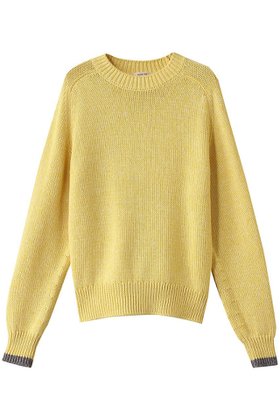 【全3色】ZIPニットトップ　アイボリー イエロー ブラック S/M【250623top2】( nani )(250623) 全3色】ZIPニットトップ アイボリー イエロー ブラック S/M