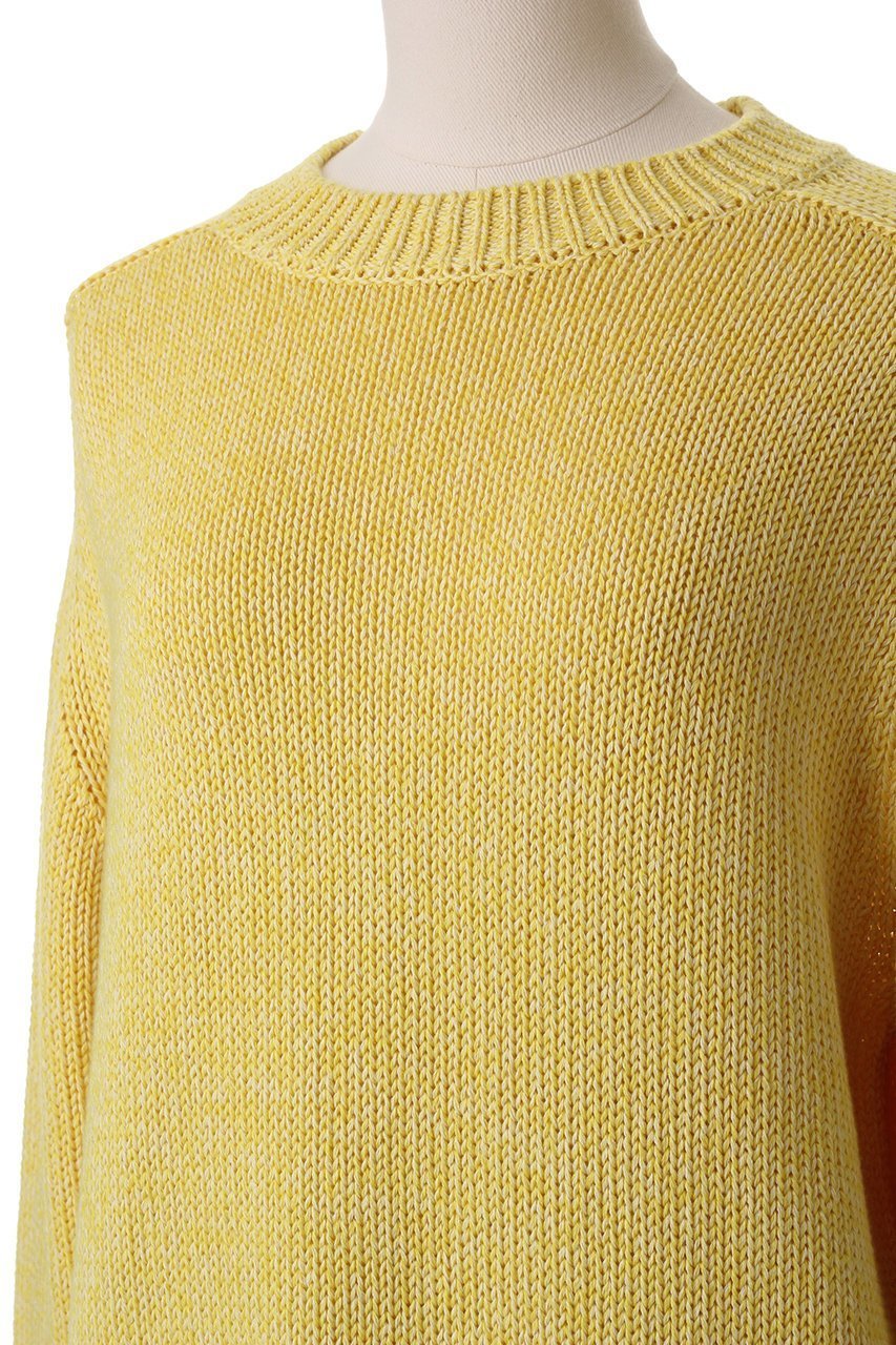 【ブラミンク/BLAMINK】のコットン3Gクルーネックロングスリーブ 人気、トレンドファッション・服の通販 founy(ファニー) 　ファッション　Fashion　レディースファッション　Fashion for Women　トップス・カットソー　Cut & Sew Tops　ニット　Knit Tops & Sweaters　カジュアルプルオーバー・ニットトップス　Pullovers & Knit Tops / Casual Pullovers　ベーシック　Basic, Essential　ボトム　Bottoms, Lower Wear　ワイド　Wide, Wide Fit　other-5|ID: prp329100004431543 ipo3291000000032941805