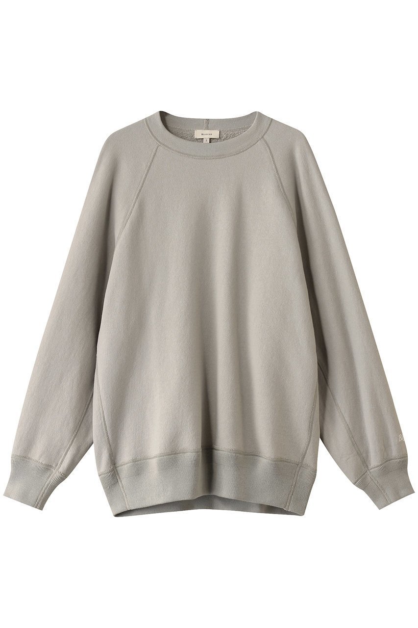 【ブラミンク/BLAMINK】の【BLMK】吊裏毛ロゴロングスリーブプルオーバー 人気、トレンドファッション・服の通販 founy(ファニー) 　ファッション　Fashion　レディースファッション　Fashion for Women　トップス・カットソー　Cut & Sew Tops　シャツ・ブラウス・オフィスカジュアル　Elegant Blouses & Button-Ups　ロングTシャツ・Tシャツ　Longline T-Shirts & Tees　カジュアルプルオーバー・ニットトップス　Pullovers & Knit Tops / Casual Pullovers　カットソー・ベーシックTシャツ　Cut-and-Sewn Tops / Stretch Tees & Basics　スリーブ　Sleeve, Long Sleeve / Short Sleeve　ロング　Long, Long-Length　定番　Standard, Basic Item　 other-1|ID: prp329100004431558 ipo3291000000032786488