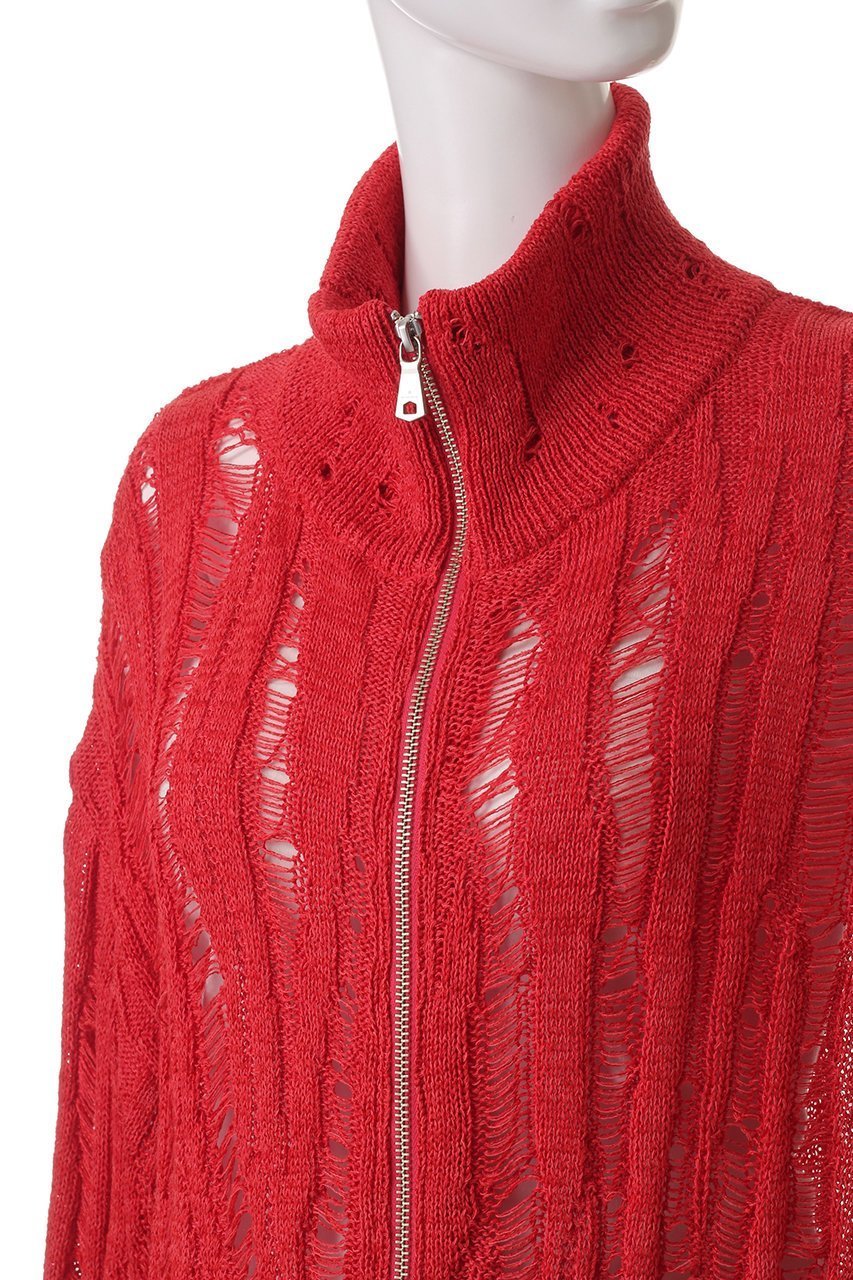 【メゾンスペシャル/MAISON SPECIAL】の【UNISEX】針抜きダメージジップアップニットブルゾン 人気、トレンドファッション・服の通販 founy(ファニー) 　ファッション　Fashion　レディースファッション　Fashion for Women　アウター　Coat / Outerwear Collection　レディースジャケット・軽アウター　Jackets　ブルゾンジャケット・スポーティアウター　Blouson Jackets　ユニセックス　Unisex, Genderless　シンプル　Simple, Minimal　ジップ　Zip, Zipper　ジャケット　Jacket, Outerwear　タートルネック　Turtleneck, High Neck　ダメージ　Distressed, Destroyed　ブルゾン　Blouson, Bomber Jacket　other-5|ID: prp329100004431563 ipo3291000000032960124