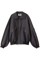 【メゾンスペシャル/MAISON SPECIAL】の【UNISEX】48/2 4色シャンブレーウール襟付きブルゾン BLU(ブルー)|ID: prp329100004431566 ipo3291000000032960151