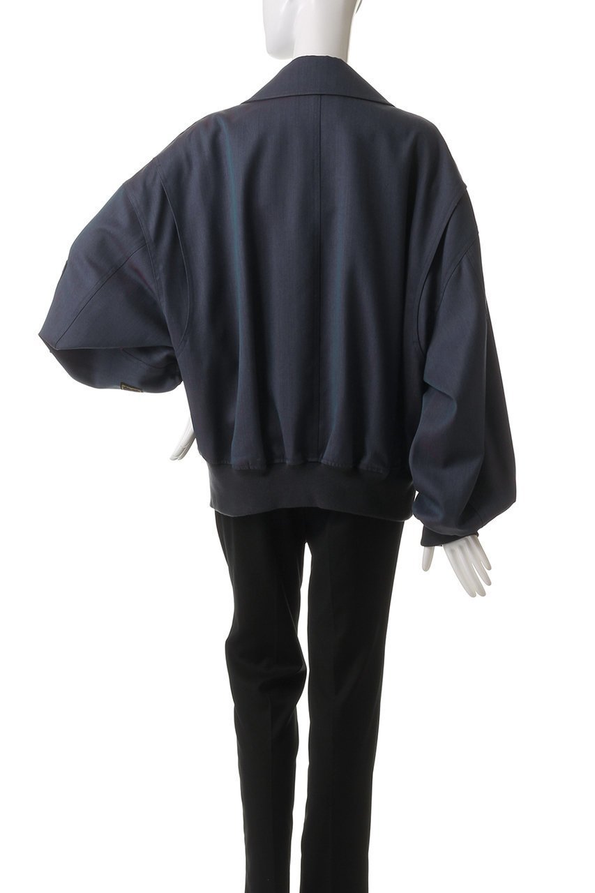 【メゾンスペシャル/MAISON SPECIAL】の【UNISEX】48/2 4色シャンブレーウール襟付きブルゾン 人気、トレンドファッション・服の通販 founy(ファニー) 　ファッション　Fashion　レディースファッション　Fashion for Women　アウター　Coat / Outerwear Collection　レディースジャケット・軽アウター　Jackets　ブルゾンジャケット・スポーティアウター　Blouson Jackets　ユニセックス　Unisex, Genderless　ジャケット　Jacket, Outerwear　ブルゾン　Blouson, Bomber Jacket　ポケット　Pocket, Pocket Detail　エレガント 上品　Elegant　other-4|ID: prp329100004431566 ipo3291000000032960167