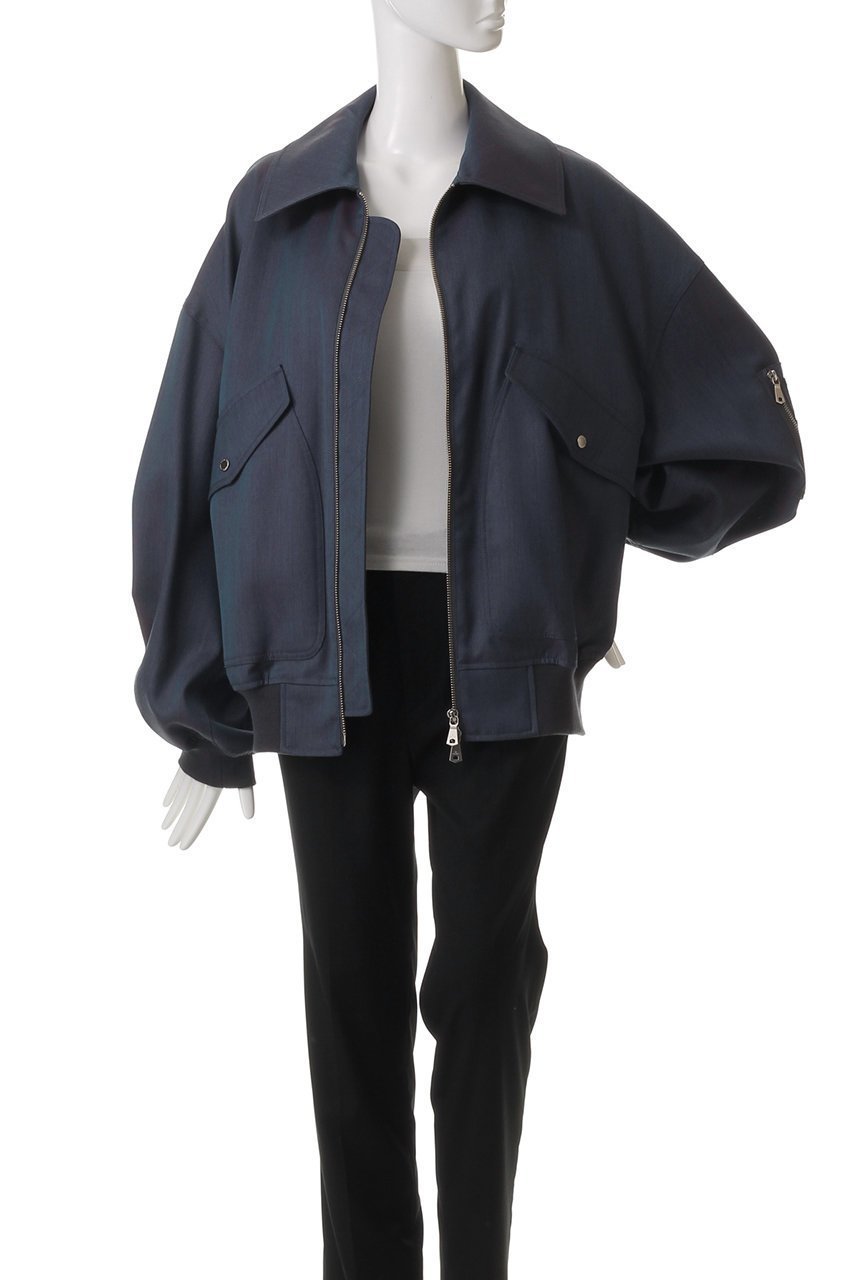 【メゾンスペシャル/MAISON SPECIAL】の【UNISEX】48/2 4色シャンブレーウール襟付きブルゾン 人気、トレンドファッション・服の通販 founy(ファニー) 　ファッション　Fashion　レディースファッション　Fashion for Women　アウター　Coat / Outerwear Collection　レディースジャケット・軽アウター　Jackets　ブルゾンジャケット・スポーティアウター　Blouson Jackets　ユニセックス　Unisex, Genderless　ジャケット　Jacket, Outerwear　ブルゾン　Blouson, Bomber Jacket　ポケット　Pocket, Pocket Detail　エレガント 上品　Elegant　other-7|ID: prp329100004431566 ipo3291000000032960179