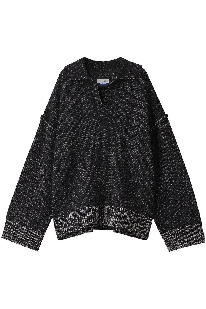 【メゾンスペシャル/MAISON SPECIAL】の【UNISEX】プレーティングスキッパーニットプルオーバー インテリア・キッズ・メンズ・レディースファッション・服の通販 founy(ファウニー) https://founy.com/ ファッション Fashion レディースファッション Fashion for Women トップス・カットソー Cut & Sew Tops ニット Knit Tops & Sweaters カジュアルプルオーバー・ニットトップス Pullovers & Knit Tops / Casual Pullovers ユニセックス Unisex, Genderless シンプル Simple, Minimal スキッパー Skipper, Open Collar スラックス Slacks, Dress Pants デニム Denim, Jeans Material |ID: prp329100004431567 ipo3291000000035962174
