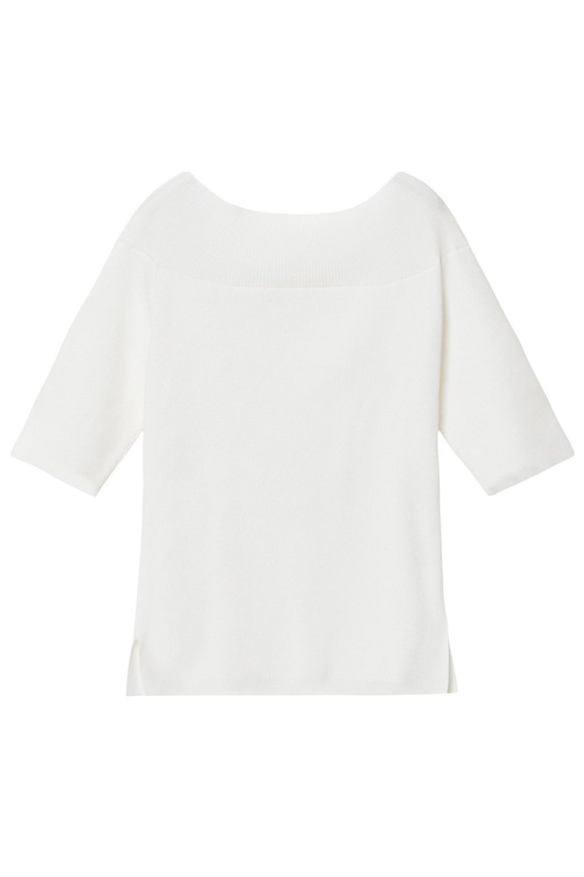 【アナイ/ANAYI】のコットンナイロンツイストネック プルオーバー インテリア・キッズ・メンズ・レディースファッション・服の通販 founy(ファニー) 　ファッション　Fashion　レディースファッション　Fashion for Women　トップス・カットソー　Cut & Sew Tops　ニット　Knit Tops & Sweaters　カジュアルプルオーバー・ニットトップス　Pullovers & Knit Tops / Casual Pullovers　コンパクト　Compact, Small Size　ツイスト　Tweed, Tweed Fabric　デコルテ　Décolleté, Neckline　ミックス　Mix, Mixed Style　オフホワイト|ID: prp329100004431568 ipo3291000000032931860