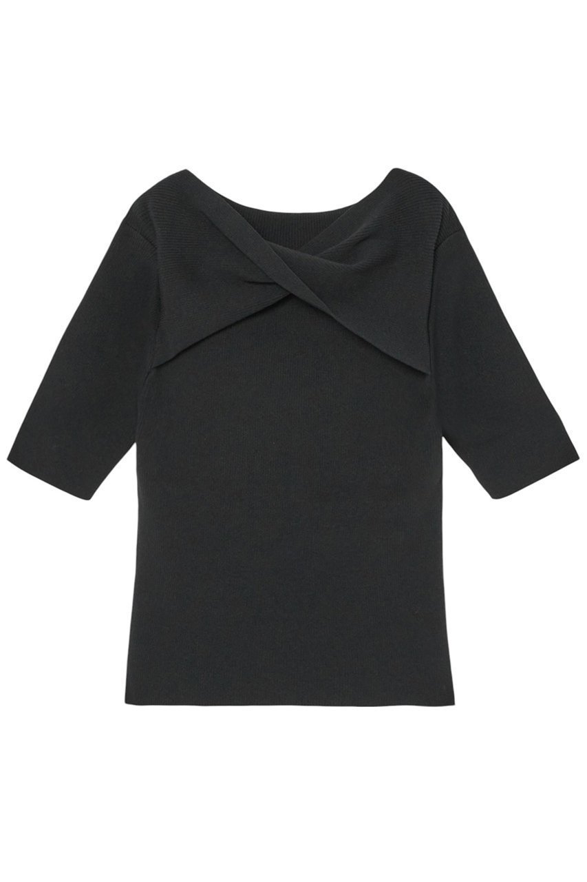 【アナイ/ANAYI】のコットンナイロンツイストネック プルオーバー 人気、トレンドファッション・服の通販 founy(ファニー) 　ファッション　Fashion　レディースファッション　Fashion for Women　トップス・カットソー　Cut & Sew Tops　ニット　Knit Tops & Sweaters　カジュアルプルオーバー・ニットトップス　Pullovers & Knit Tops / Casual Pullovers　コンパクト　Compact, Small Size　ツイスト　Tweed, Tweed Fabric　デコルテ　Décolleté, Neckline　ミックス　Mix, Mixed Style　other-2|ID: prp329100004431568 ipo3291000000032931883