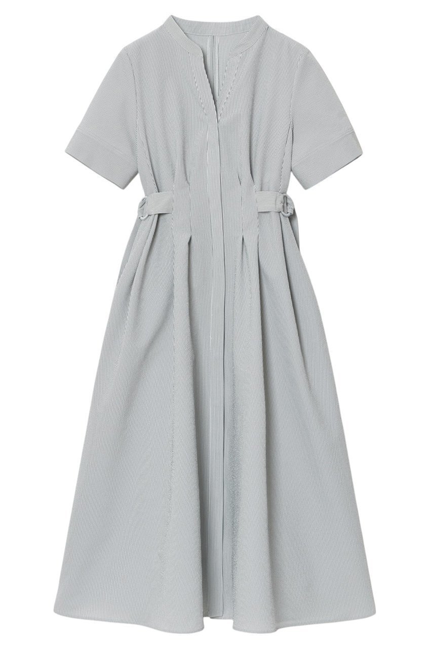 【アナイ/ANAYI】のサッカーストレッチサイドベルト ワンピース インテリア・キッズ・メンズ・レディースファッション・服の通販 founy(ファニー) ファッション Fashion レディースファッション Fashion for Women ワンピース Dresses チュニック Tunic Tops & Dresses ベルト&ウエストマーク Belts & Waist Accessories サッカー Seersucker, Summer Fabric スキッパー Skipper, Open Collar スタンド Stand Collar, Upright Stand ストレッチ Stretch, Stretchy Fabric チュニック Tunic, Long Top デコルテ Décolleté, Neckline フレア Flare, Flared ペチコート Petticoat, Underskirt ロング Long, Long-Length 夏 Summer ビジネス 仕事 通勤 Business / Work / Commuting グレー|ID: prp329100004431569 ipo3291000000035969290