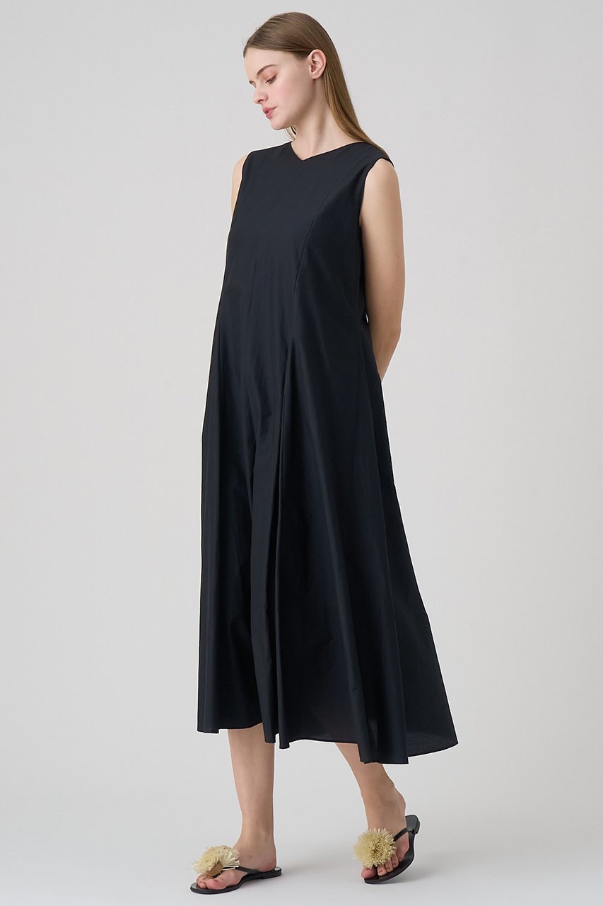 【アナイ/ANAYI】のナイロンコットンタフタマチフレ ワンピース 人気、トレンドファッション・服の通販 founy(ファニー) 　ファッション　Fashion　レディースファッション　Fashion for Women　ワンピース　Dresses　チュニック　Tunic Tops & Dresses　タフタ　Taffeta, Structured Fabric　チュニック　Tunic, Long Top　フレア　Flare, Flared　フロント　Front, Front Design　リラックス　Relax, Relaxed Fit　ロング　Long, Long-Length　夏　Summer　other-3|ID: prp329100004431571 ipo3291000000032859084