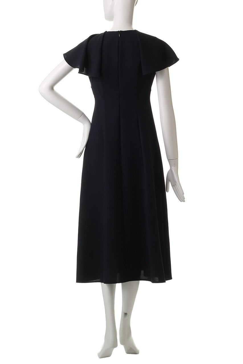 【アナイ/ANAYI】のカラミラッフルワンピース 人気、トレンドファッション・服の通販 founy(ファニー) 　ファッション　Fashion　レディースファッション　Fashion for Women　ワンピース　Dresses　チュニック　Tunic Tops & Dresses　アシンメトリー　Asymmetrical Style　エレガント 上品　Elegant　シェイプ　Shape, Slim Fit　チュニック　Tunic, Long Top　フロント　Front, Front Design　ラッフル　Ruffle, Frill　ロング　Long, Long-Length　other-4|ID: prp329100004431573 ipo3291000000032865151