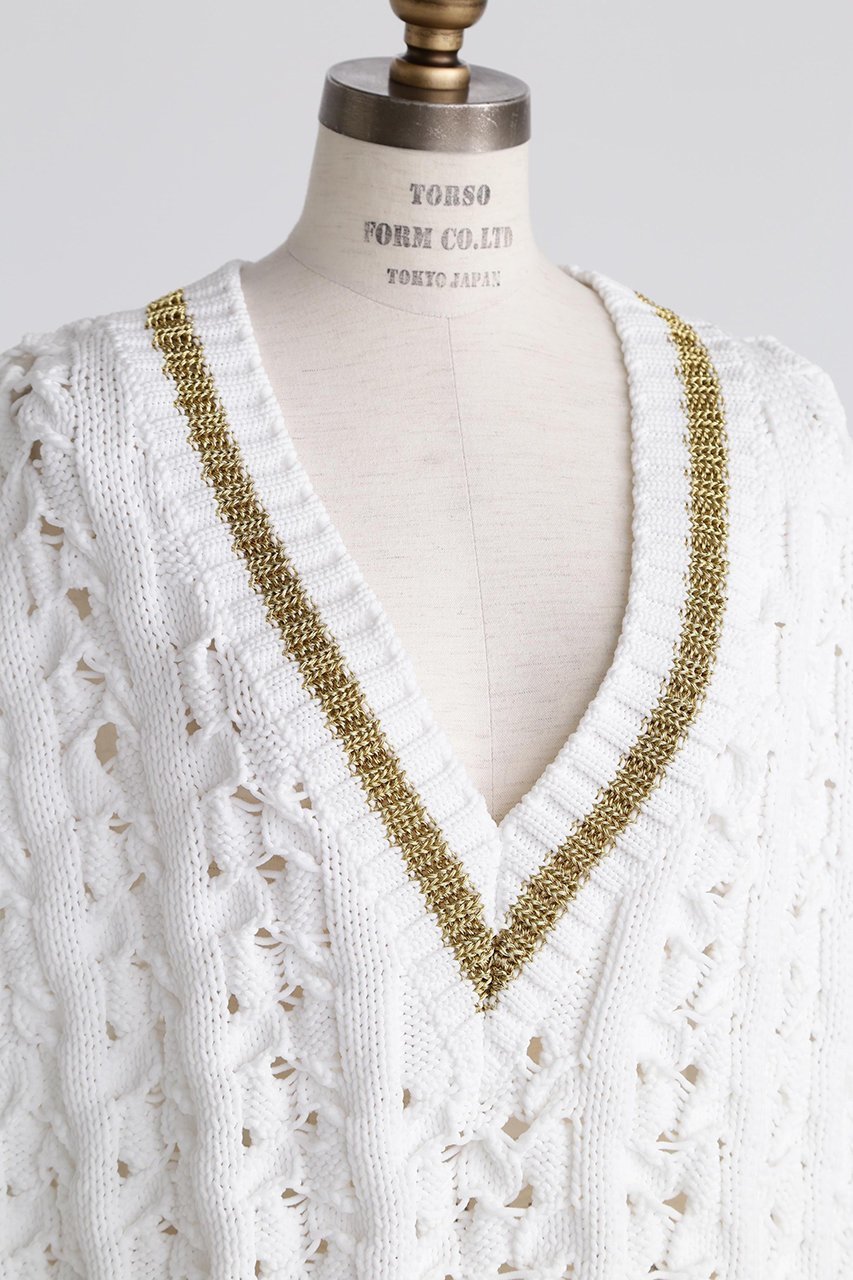 【ヒューエルミュージアム/hueLe Museum】の【STUMBLY】Bulky Tilden Knit Vest 人気、トレンドファッション・服の通販 founy(ファニー) 　ファッション　Fashion　レディースファッション　Fashion for Women　トップス・カットソー　Cut & Sew Tops　ニット　Knit Tops & Sweaters　ベスト&ジレ / 重ね着スタイル　Vests & Gilets　カジュアルプルオーバー・ニットトップス　Pullovers & Knit Tops / Casual Pullovers　カットソー　Cut and Sewn Top　エレガント 上品　Elegant　other-5|ID: prp329100004431577 ipo3291000000032955199
