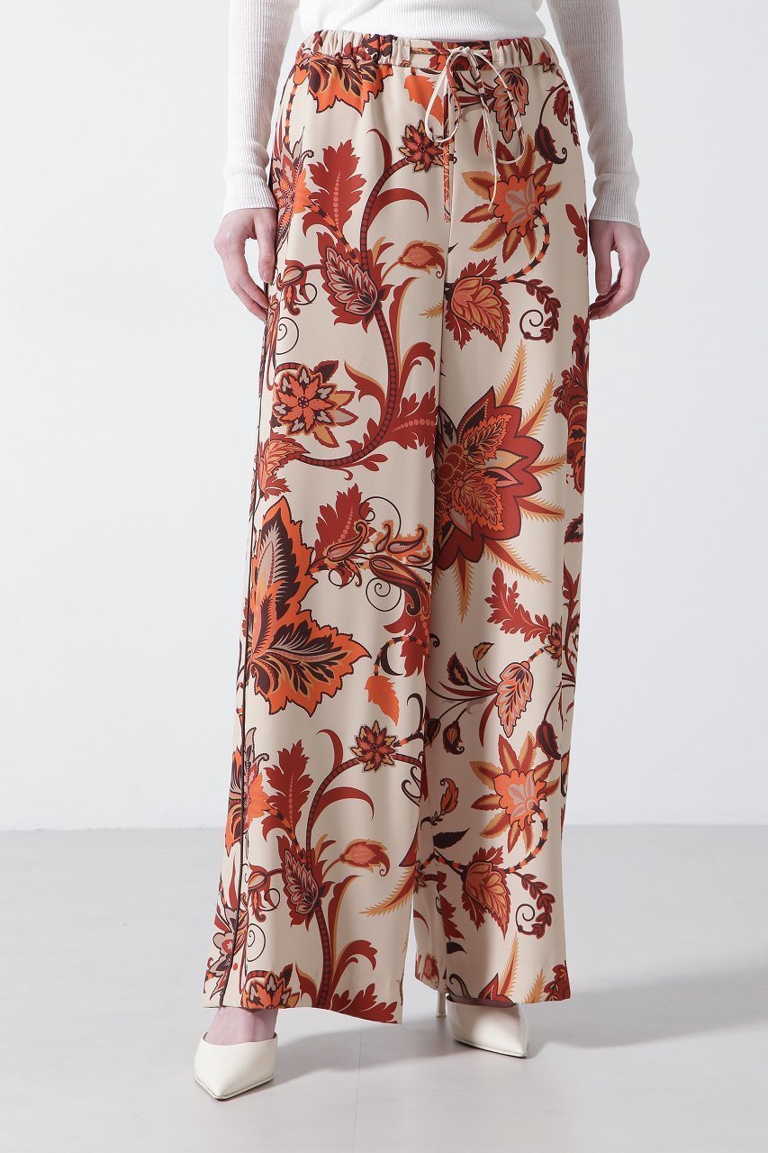 【ヒューエルミュージアム/hueLe Museum】の【STUMBLY】Printed Flower Easy Pants 人気、トレンドファッション・服の通販 founy(ファニー) 　ファッション　Fashion　レディースファッション　Fashion for Women　パンツ　Pants & Trousers　シンプル　Simple, Minimal　フラワー　Flower, Floral　プリント　Print, Printed Pattern　リゾート　Resort, Vacation Style　リラックス　Relax, Relaxed Fit　ワイド　Wide, Wide Fit　other-6|ID: prp329100004431580 ipo3291000000032931356