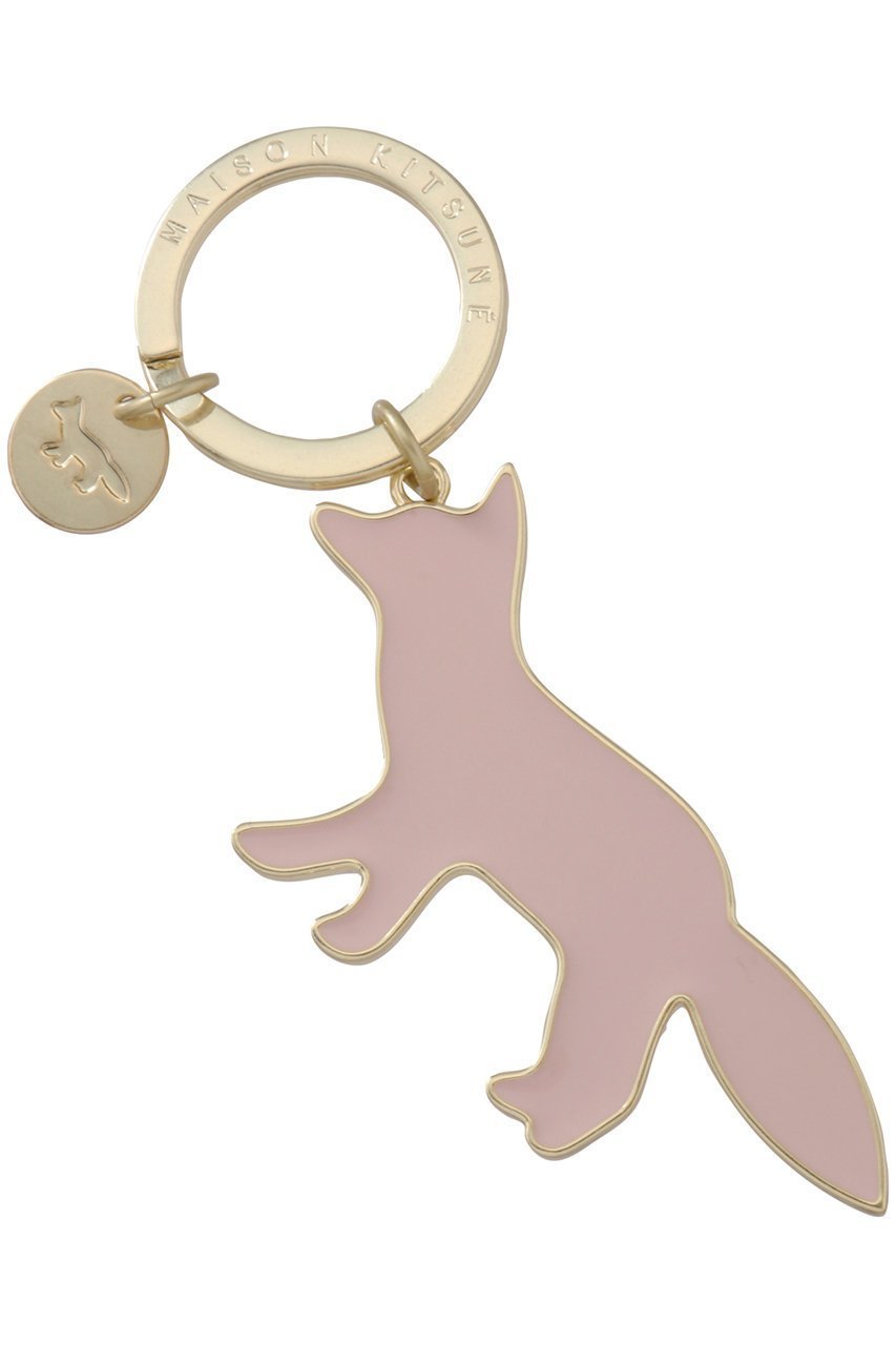 【メゾン キツネ/MAISON KITSUNE】の【UNISEX】PROFILE FOX キーリング インテリア・キッズ・メンズ・レディースファッション・服の通販 founy(ファニー) 　ファッション　Fashion　レディースファッション　Fashion for Women　ユニセックス　Unisex, Genderless　エナメル　Patent Leather　チャーム　Charm, Pendant　フォックス　Fox, Fox Fur　ポーチ　Pouch, Small Case　メタル　Metal, Metal Parts　モチーフ　Motif, Design Theme　ラップ　Wrap, Wrap Design　ローズウォーター|ID: prp329100004433043 ipo3291000000032803053