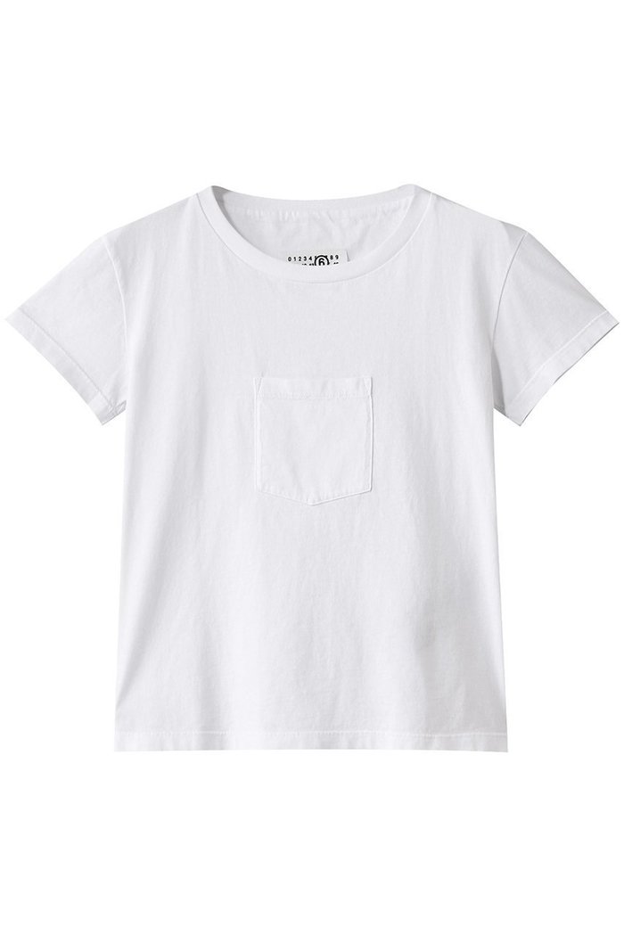 【エムエム6 メゾン マルタン マルジェラ/MM6 Maison Martin Margiela】のフロントミニポケットTシャツ インテリア・キッズ・メンズ・レディースファッション・服の通販 founy(ファニー) https://founy.com/ ファッション Fashion レディースファッション WOMEN トップス・カットソー Tops/Tshirt シャツ/ブラウス Shirts/Blouses ロング / Tシャツ T-Shirts カットソー Cut and Sewn コンパクト Compact ショート Short シンプル Simple スリーブ Sleeve トレンド Trend フロント Front ボトム Bottom ポケット Pocket |ID: prp329100004433046 ipo3291000000030963530
