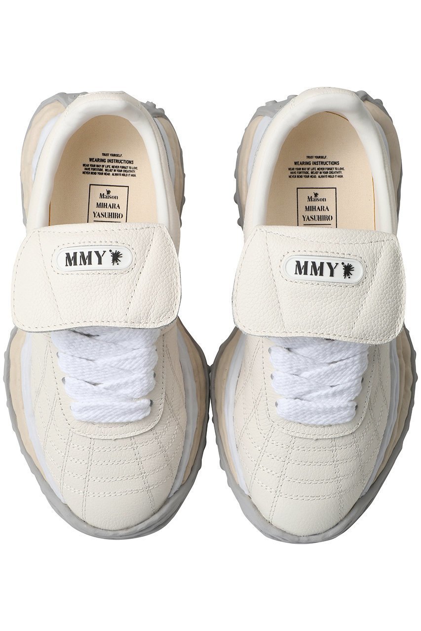 【メゾン ミハラヤスヒロ/Maison MIHARA YASUHIRO】の【UNISEX】SCOTT オリジナルソールレザーロー-トップスニーカー 人気、トレンドファッション・服の通販 founy(ファニー) 　ファッション　Fashion　レディースファッション　Fashion for Women　トップス・カットソー　Cut & Sew Tops　ユニセックス　Unisex, Genderless　スニーカー　Sneakers, Trainers　スポーティ　Sporty, Casual Athletic　レトロ　Retro, Vintage Style　other-2|ID: prp329100004433048 ipo3291000000035864026