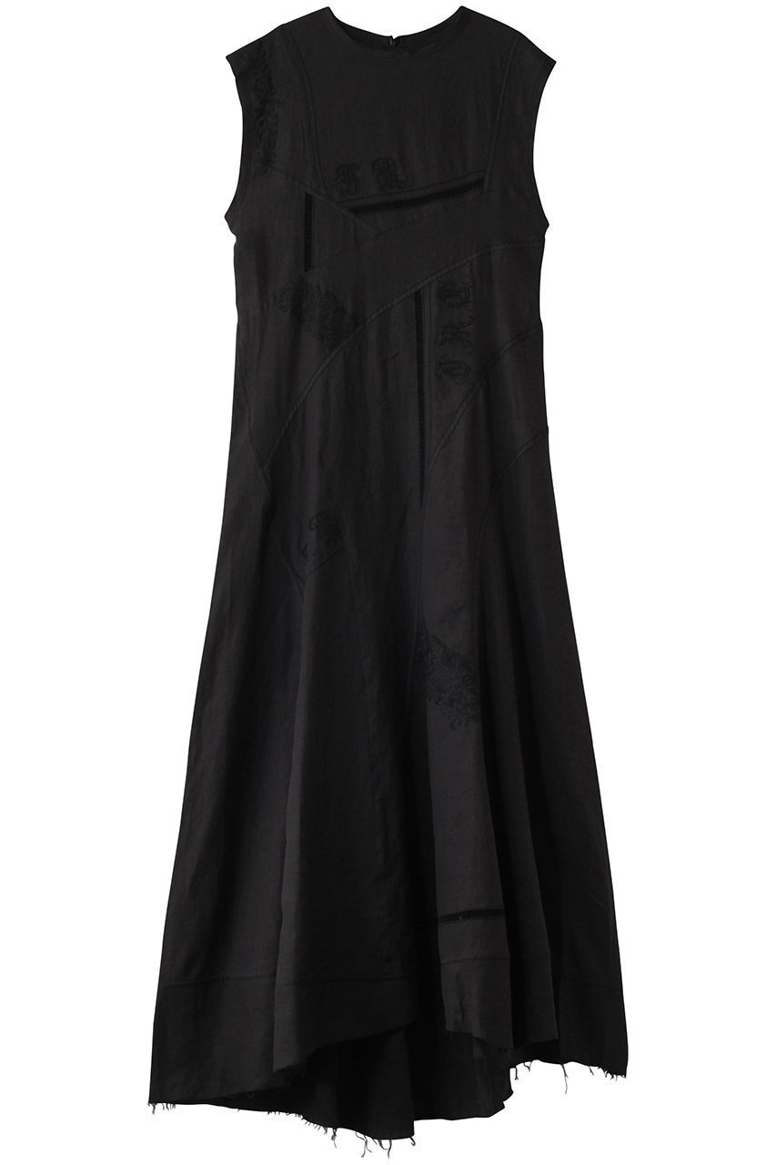 【マルティニーク/martinique】の【CURRENTAGE】エンブロイダリーワンピース インテリア・キッズ・メンズ・レディースファッション・服の通販 founy(ファニー) 　ファッション　Fashion　レディースファッション　Fashion for Women　ワンピース　Dresses　チュニック　Tunic Tops & Dresses　エレガント 上品　Elegant　エンブロイダリー　Embroidery Design　チュニック　Tunic, Long Top　フレア　Flare, Flared　ロング　Long, Long-Length　ブラック|ID: prp329100004433057 ipo3291000000035041553