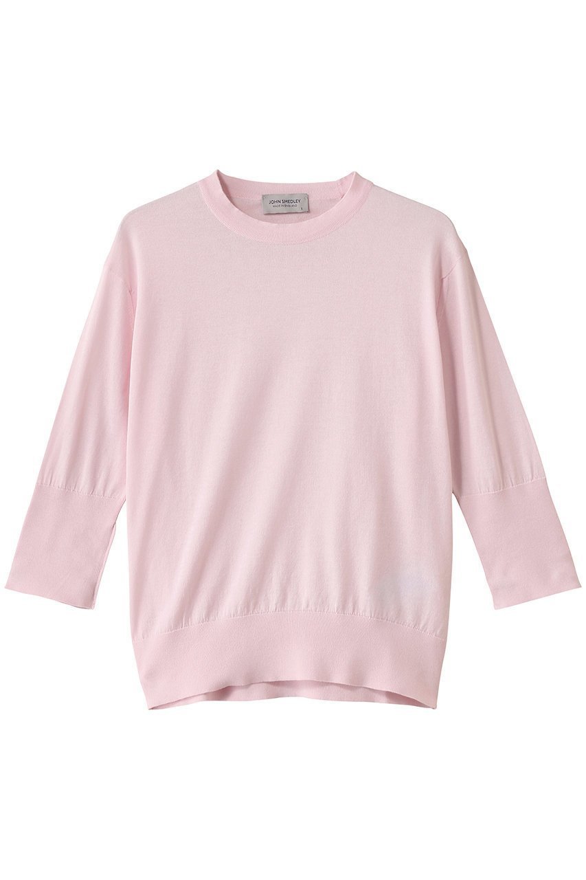 【マルティニーク/martinique】の《日本別注》【JOHN SMEDLEY】ラウンドネックSSプルオーバー 人気、トレンドファッション・服の通販 founy(ファニー) 　ファッション　Fashion　レディースファッション　Fashion for Women　トップス・カットソー　Cut & Sew Tops　ニット　Knit Tops & Sweaters　カジュアルプルオーバー・ニットトップス　Pullovers & Knit Tops / Casual Pullovers　シンプル　Simple, Minimal　バランス　Balance, Style Balance　ベーシック　Basic, Essential　ラウンド　Round, Round Neck　別注　Limited Edition, Custom Order　定番　Standard, Basic Item　 other-1|ID: prp329100004433062 ipo3291000000032942463