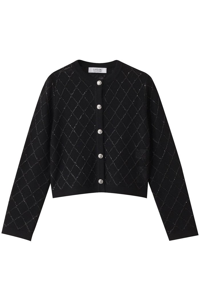 【アルアバイル/allureville】の【Loulou Willoughby】シークインエンブロイダリーカーディガン インテリア・キッズ・メンズ・レディースファッション・服の通販 founy(ファニー) https://founy.com/ ファッション Fashion レディースファッション WOMEN トップス・カットソー Tops/Tshirt ニット Knit Tops カーディガン Cardigans おすすめ Recommend インナー Inner エレガント 上品 Elegant カーディガン Cardigan ショート Short シンプル Simple デニム Denim NEW・新作・新着・新入荷 New Arrivals |ID: prp329100004433066 ipo3291000000030963624