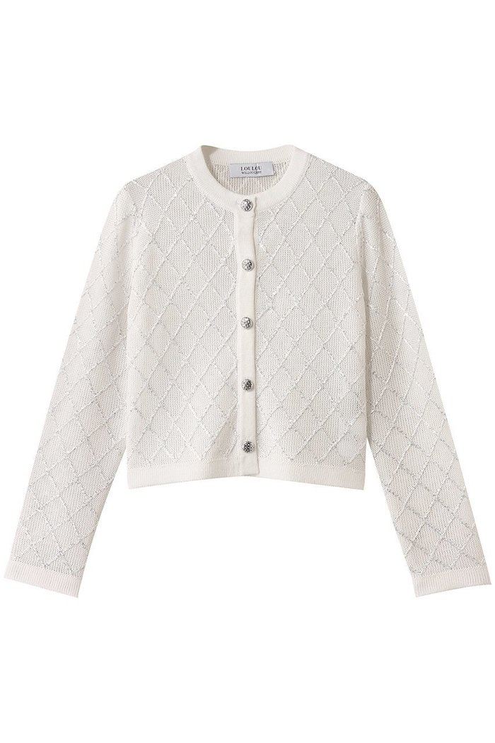 【アルアバイル/allureville】の【Loulou Willoughby】シークインエンブロイダリーカーディガン インテリア・キッズ・メンズ・レディースファッション・服の通販 founy(ファニー) https://founy.com/ ファッション Fashion レディースファッション Fashion for Women トップス・カットソー Cut & Sew Tops ニット Knit Tops & Sweaters カーディガン・羽織り Layered Style Cardigans おすすめ Recommended / Our Picks インナー Innerwear エレガント 上品 Elegant カーディガン Cardigan, Knitwear ショート Short, Short Length シンプル Simple, Minimal デニム Denim, Jeans Material |ID: prp329100004433066 ipo3291000000036062440