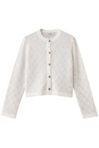 【アルアバイル/allureville】の【Loulou Willoughby】シークインエンブロイダリーカーディガン オフホワイト|ID: prp329100004433066 ipo3291000000036062441