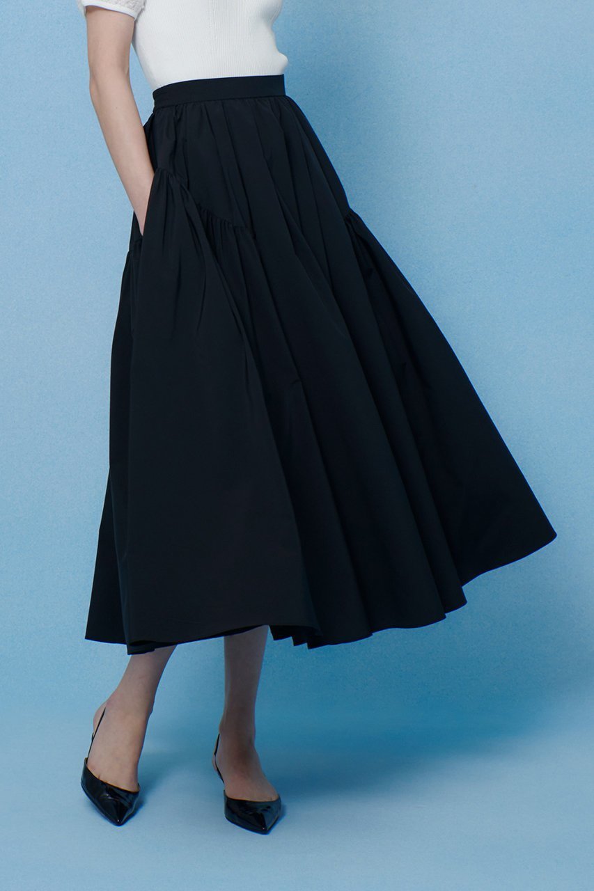 【アルアバイル/allureville】の【Loulou Willoughby】キリカエタックタフタスカート 人気、トレンドファッション・服の通販 founy(ファニー) 　ファッション　Fashion　レディースファッション　WOMEN　スカート　Skirt　ロングスカート　Long Skirt　ギャザー　Gather　シンプル　Simple　タフタ　Taffeta　フィット　Fit　フェミニン　Feminine　ロング　Long　エレガント 上品　Elegant　other-7|ID: prp329100004433068 ipo3291000000031326871